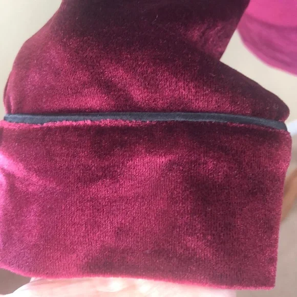 NWT Stunning! Volcom Stone Row Burgundy Soft Velvet Jacket - Size Small - Picture 9 of 16